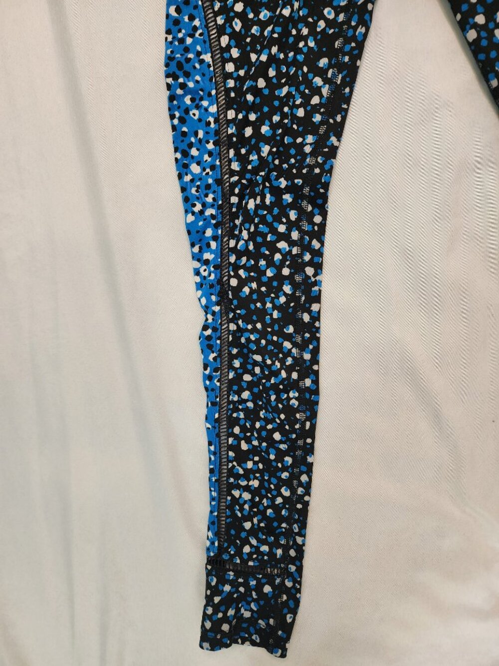 Beyond Yoga Small High Rise Speckled Leggings Ladder Mesh Made USA - Picture 3 of 9